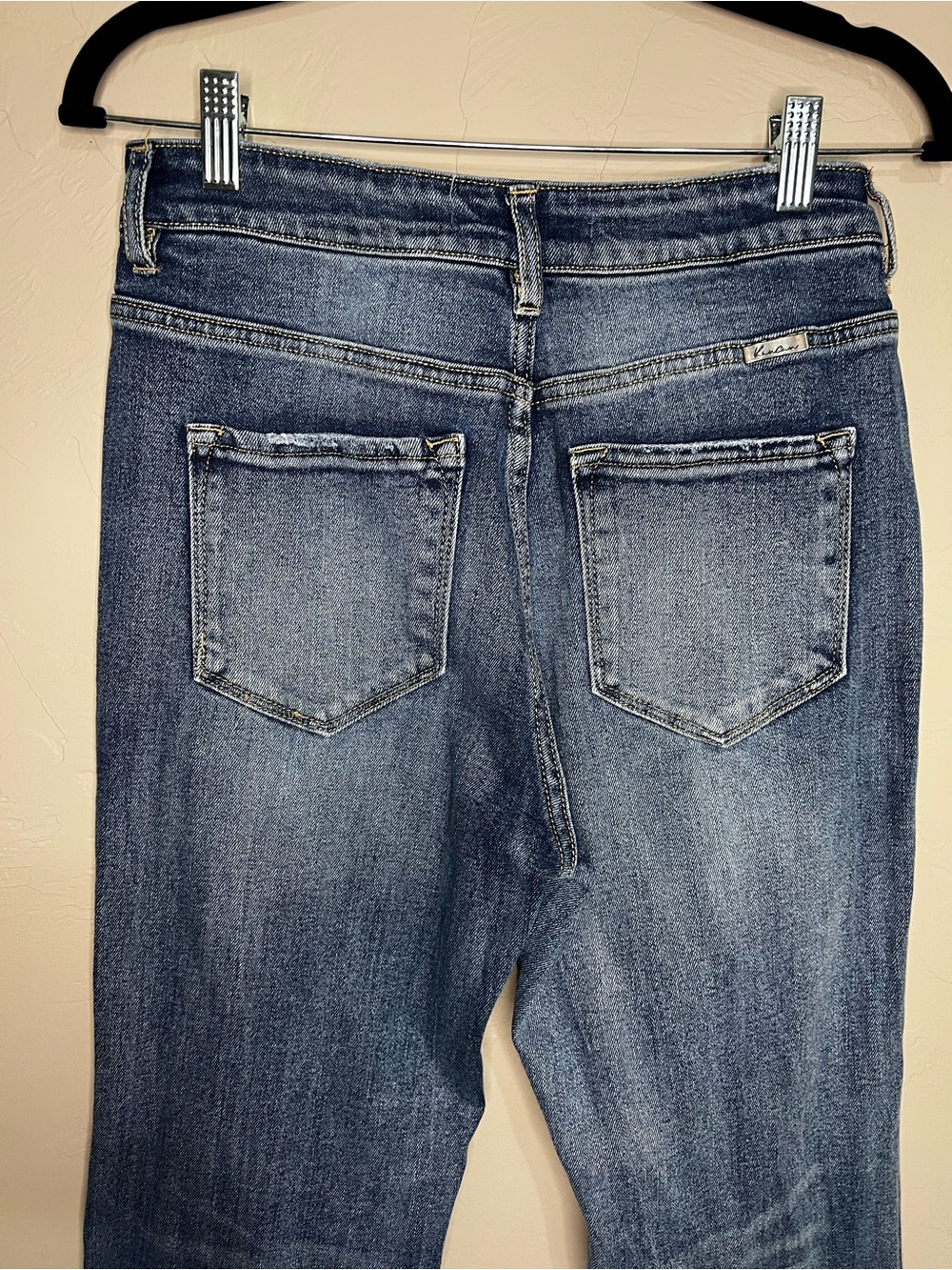 Kancan Luke High‎ Rise Flare Boho Festival Cowgirl Denim Jeans - Picture 9 of 11